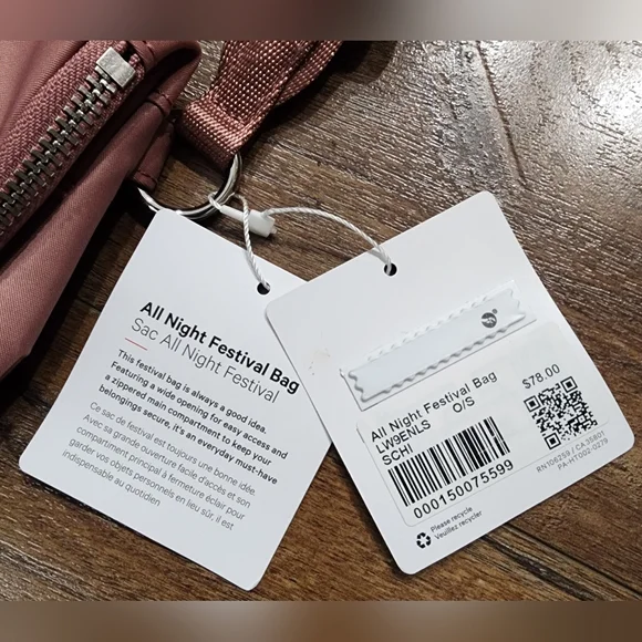 NWT Lululemon All Night Festival Bag, 5L - Picture 4 of 13